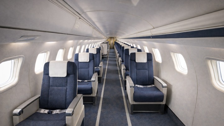 EMB 145 Jet Interior